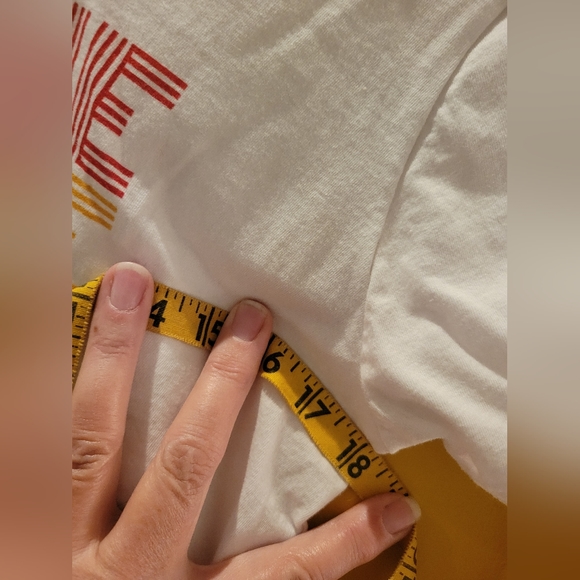 Jolene White Tee Shirt Size S/M - Picture 3 of 4